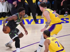 NBA常规赛湖人vs森林狼 湖人首发阵容出炉!东契奇、里夫斯、艾顿、文森特、八村塁