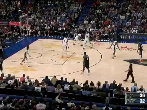 NBA常规赛：马刺vs鹈鹕第2节中文解说回放