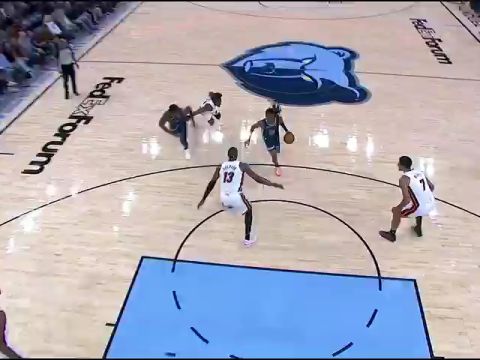 NBA常规赛：热火vs灰熊第1节英文原声回放