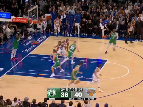 布伦森vs凯尔特人集锦 全场砍下31+5助尼克斯主场取胜