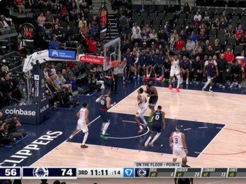 [小卡集锦]攻防一体！小卡21中11贡献27分5板5助1断1帽 正负值+9