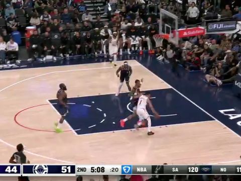 NBA常规赛：太阳vs快船第2节英文原声回放