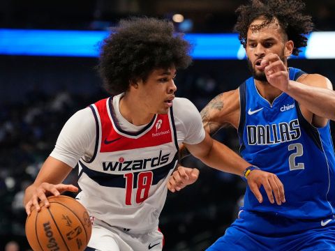 奇才117-107独行侠 凯肖恩-乔治爆砍34+11+4力压独行侠双状元