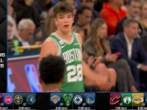 NBA常规赛：凯尔特人vs尼克斯第1节中文解说回放