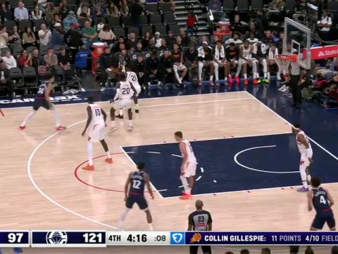 NBA常规赛：太阳vs快船英文原声全场回放