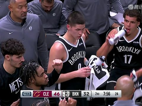 NBA常规赛：骑士vs篮网中文解说全场回放