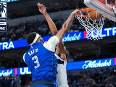 NBA常规赛战报:浓眉27+13独行侠爆冷负奇才 弗拉格18分乔治34+11