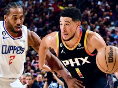 NBA常规赛太阳vs快船 双方首发名单出炉!布克正面对决伦纳德