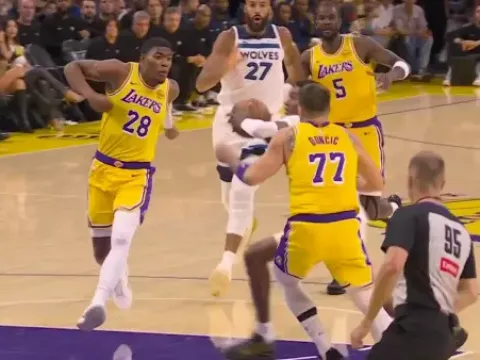 【全场回放】 湖人vs森林狼 (李天宇、陈正昊、王羽希)