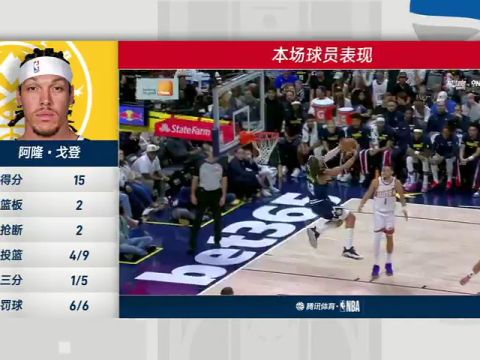 NBA常规赛:太阳vs掘金第4节中文解说回放