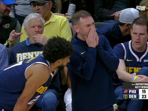 NBA常规赛:太阳vs掘金第1节中文解说回放