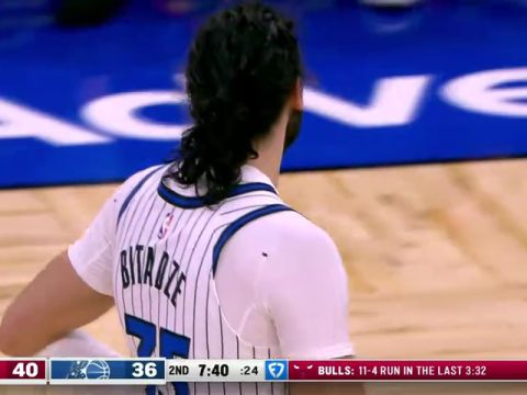 NBA常规赛:公牛vs魔术英文原声全场回放