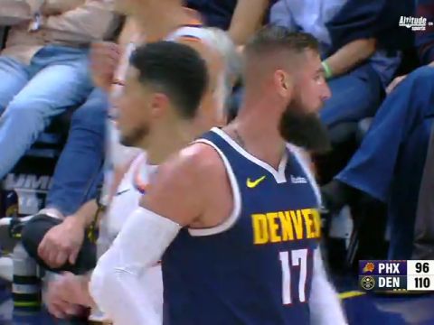 NBA常规赛:太阳vs掘金英文原声全场回放