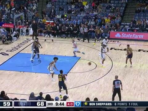 [微博全场集锦]🏀灰熊轻取步行者 11号秀科沃德三分6中6砍27+6 马瑟林伤退26分