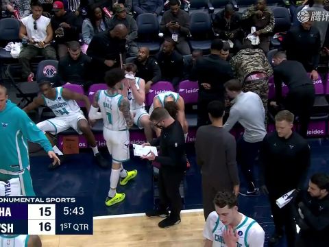 NBA常规赛:黄蜂vs奇才中文解说全场回放