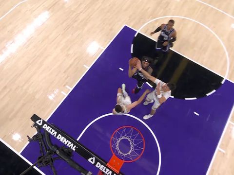NBA常规赛:湖人vs国王第3节中文解说回放