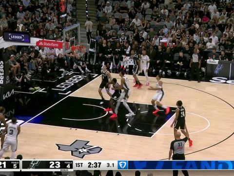 篮网107-118马刺 文班制霸禁区率马刺主场击退篮网