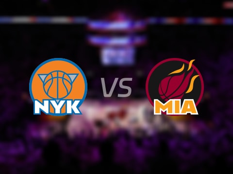 NBA常规赛:尼克斯第一节领先热火6分,布伦森得到11分,鲍威尔得到13分
