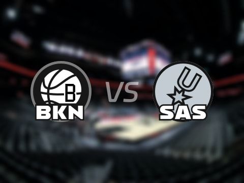 NBA常规赛:第二节完,马刺以69-50领先篮网,文班亚马18+8+2