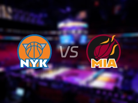 NBA常规赛:尼克斯第一节领先热火3分,布伦森得到11分,鲍威尔得到13分