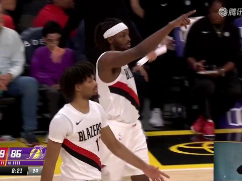 NBA常规赛:开拓者vs湖人王楚淇直播间全场回放