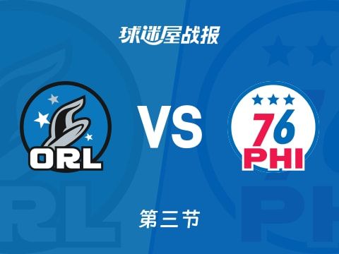 NBA常规赛:76人三节领先魔术5分,马克西得到31分,班凯罗得到24分