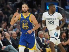 NBA常规赛战报:勇士4战3胜渐入佳境 全队4人20+吊打灰熊 库里16分躺赢