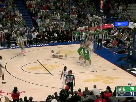 NBA常规赛:凯尔特人vs鹈鹕第3节中文解说回放