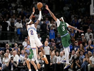 NBA战报:雷霆击败独行侠,保持不败金身