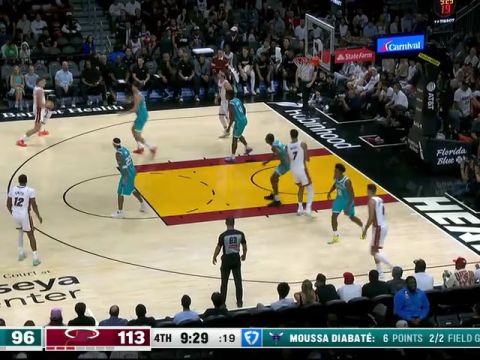 黄蜂vs热火第4节中文解说回放