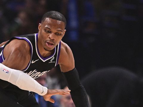 威斯布鲁克vs雷霆集锦 全场16中6命中4记三分砍下16+9+4