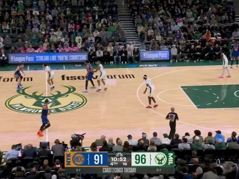 布里奇斯vs雄鹿集锦 拿到24+10+6表现亮眼难阻失利