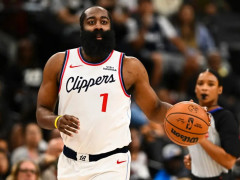 19年来首次上半场0助攻!哈登半场独得20分3板2断率快船半场反超勇士