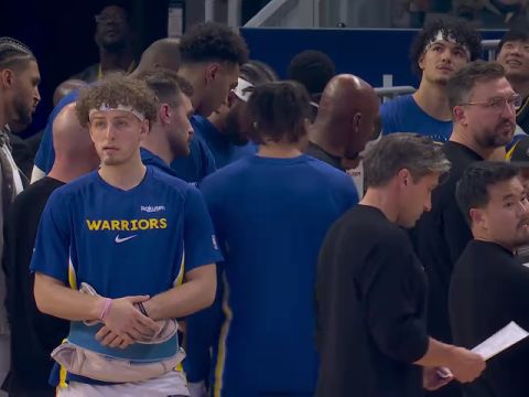 NBA常规赛:快船vs勇士第1节中文解说回放