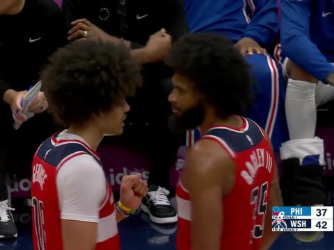 NBA常规赛:76人vs奇才第2节中文解说回放