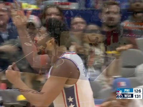 NBA常规赛:76人vs奇才加时赛英文原声回放