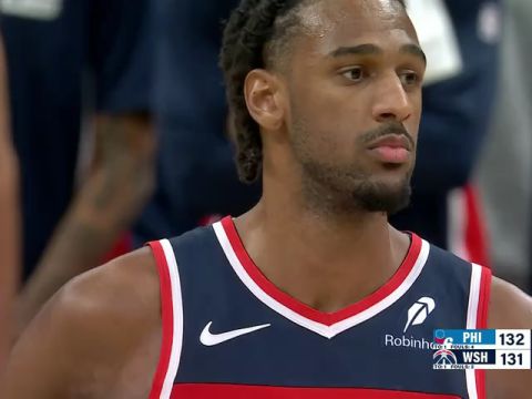 NBA常规赛:76人vs奇才加时赛中文解说回放