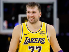 湖人主帅：东契奇左手扭伤的手指恢复进展明显，并未随队参与此次客场之旅