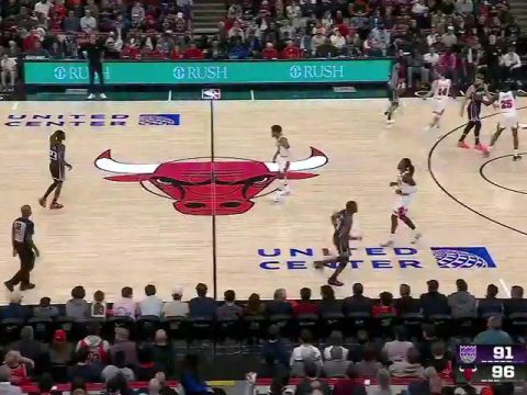 NBA常规赛:国王vs公牛第3节中文解说回放