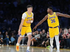 湖人绝杀森林狼!拉拉维亚出战37分钟得到27分8板2助1断命中五记三分