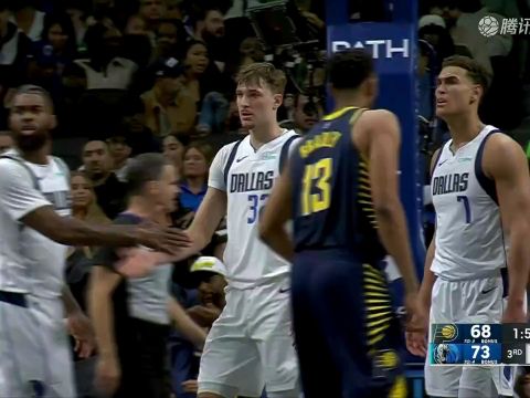 NBA常规赛：步行者vs独行侠中文解说全场回放