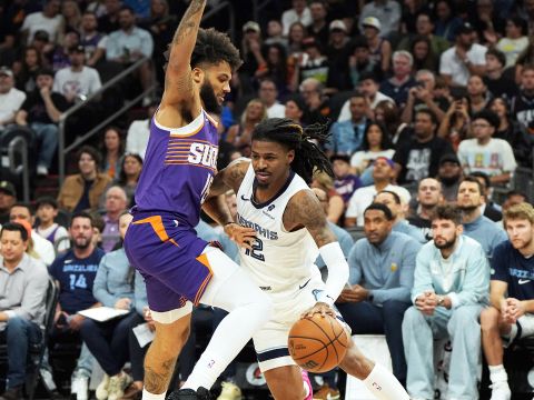 灰熊114-113太阳 莫兰特最后时刻贡献准绝杀险胜太阳