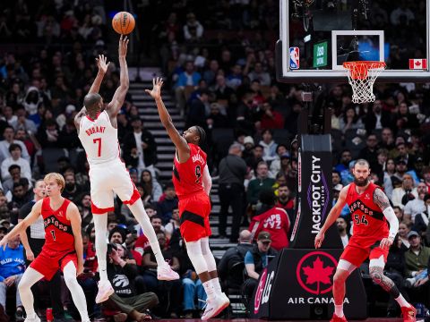 火箭vs猛龙精华回放 杜兰特轰31+5收割比赛助队2连胜