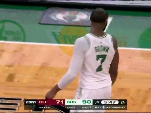 NBA常规赛:骑士vs凯尔特人第3节中文解说回放