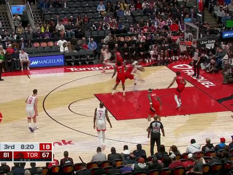 小史密斯vs猛龙集锦 25+5+5贡献火力助队取胜