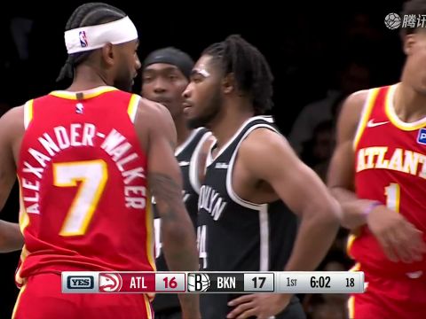 2025/26赛季NBA常规赛:老鹰 VS 篮网 全场回放