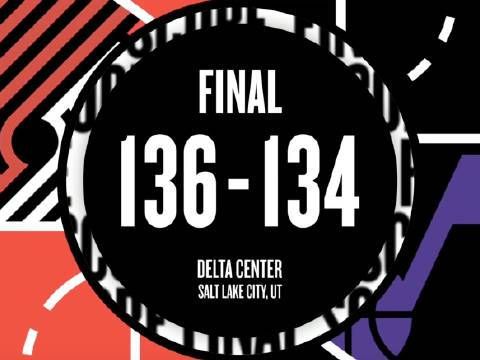 [微博全场集锦]🏀杨瀚森不到4分钟仅2分 开拓者2分险胜爵士 朱哥27+8 马卡32分