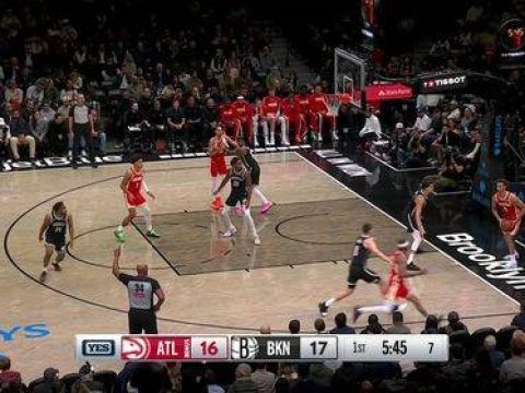 [腾讯全场集锦]?老鹰送篮网开季5连败！约翰逊23+7+5 特雷-杨伤退 小波特32+9