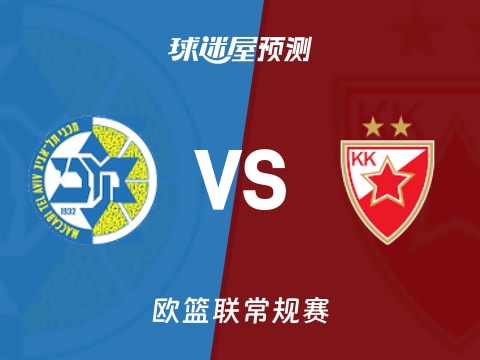 欧篮联比赛前瞻：特拉维夫马卡比vs贝尔格莱德红星预测分析(2025年10月31日)