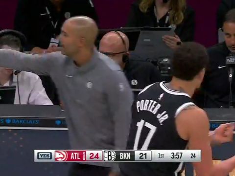 老鹰vs篮网第1节中文解说回放